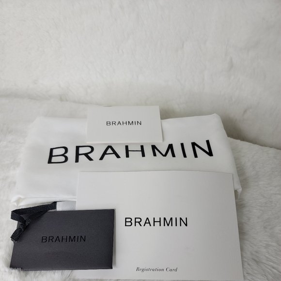 ✨️ NWT BRAHMIN DESIGNER PURSE BACKPACK BAG Hard to Find Italian Leather - Picture 14 of 14